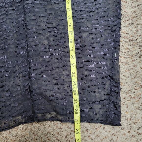 ALANI THE GRAY SHEER BLOUSE, SIZE S? - Picture 7 of 7